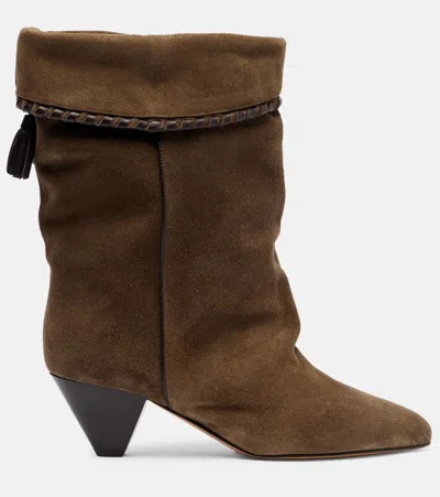 Isabel Marant Dalby 55 Suede Ankle Boots