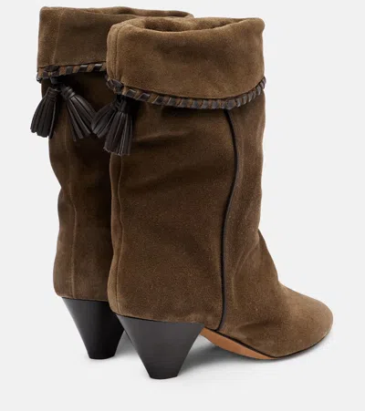Isabel Marant Dalby 55 Suede Ankle Boots