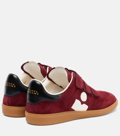 Isabel Marant Beth Touch-strap Suede Sneakers