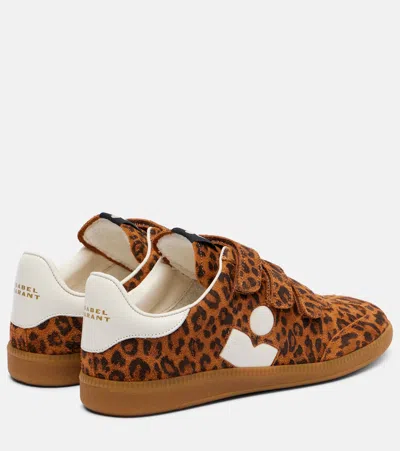 Isabel Marant Beth Leopard-print Suede Sneakers