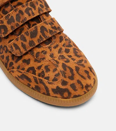 Isabel Marant Beth Leopard-print Suede Sneakers