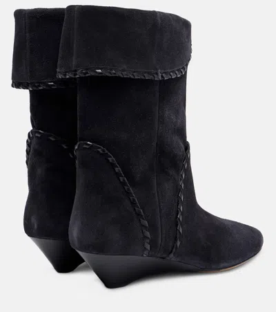 Isabel Marant Edoa 45 Suede Ankle Boots