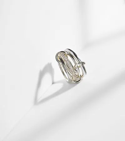 Spinelli Kilcollin Nimbus Sterling Silver Ring With Diamonds
