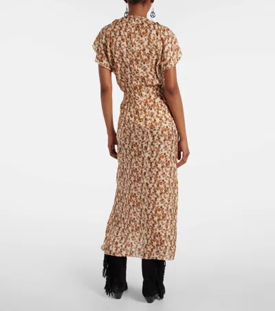 Isabel Marant Lonea Gathered Printed Top