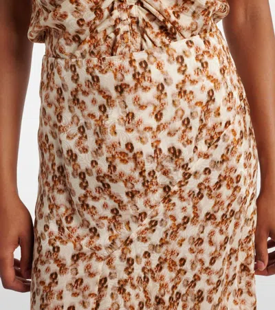 Isabel Marant Lisanne Printed Midi Skirt