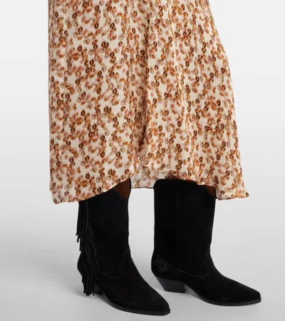 Isabel Marant Lisanne Printed Midi Skirt