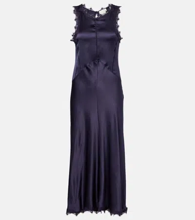 Isabel Marant Jadelia Silk-blend Satin Midi Dress