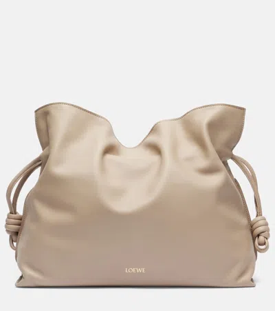 Loewe Flamenco Large Leather Clutch