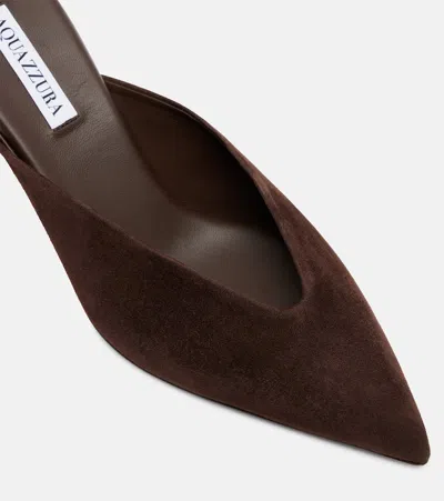 Aquazzura Suede Bisous Pumps 65