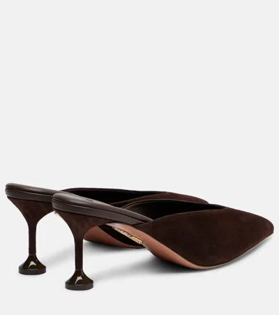 Aquazzura Suede Bisous Pumps 65