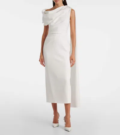 Aquazzura 105mm Endless Love Leather And Pvc Slingback Pumps In White