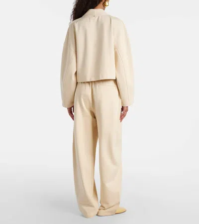 Sportmax Minnie Cotton-blend Jersey Sweatshirt In Neutral