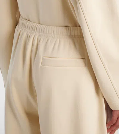 Sportmax Cotton-blend Jersey Wide-leg Sweatpants