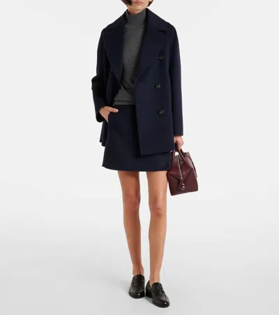 S Max Mara Virgin Wool Pencil Skirt
