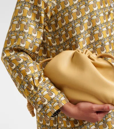 S Max Mara Printed Reversible Silk Shirt
