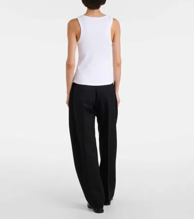 Givenchy Slim Tank Top With Logo Print In White