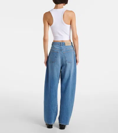 Givenchy Cropped Tank Top In Cotton With Band Clothing