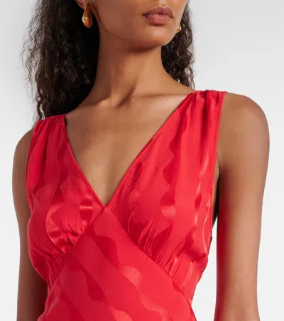 Rixo London Sandrine Floral Midi Dress