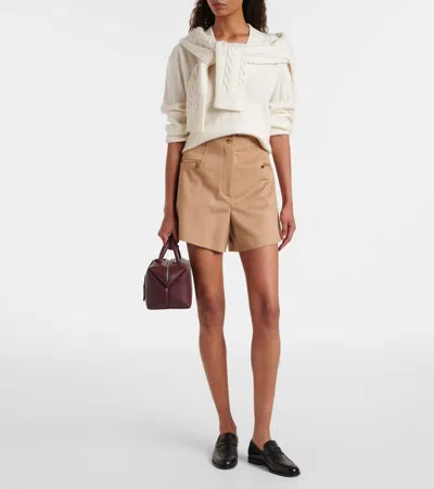 Max Mara Lola Camel Hair Shorts