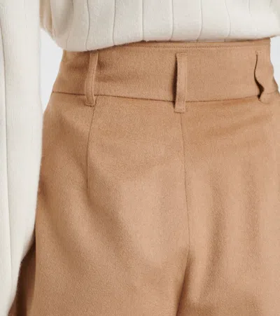 Max Mara Lola Camel Hair Shorts