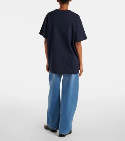 Givenchy Navy Blue Cotton Oversize T-shirt