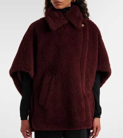 Max Mara Tebe Alpaca Wool-blend Cape
