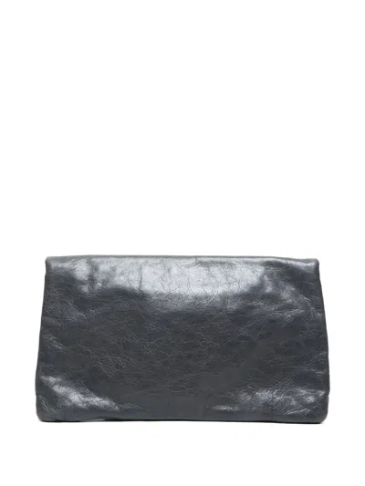 Pre-owned Balenciaga 2020s Giant Clutch Bag In Gray