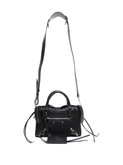 Pre-owned Balenciaga 2020s Nano City Mini Bag In Black
