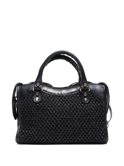 Pre-owned Balenciaga 2020s Nano City Mini Bag In Black