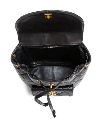 Pre-owned Chanel 1994-1996 Cc Mark Turn-lock Backpack