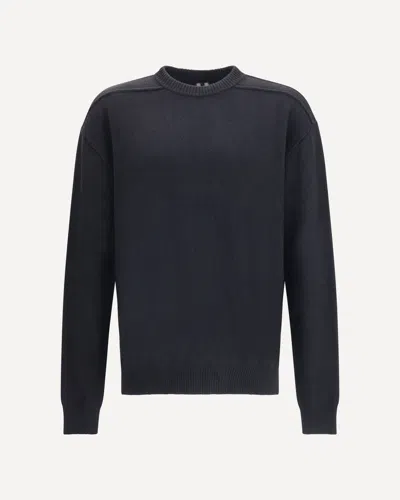 Rick Owens Exposed Stitching Wool Sweater