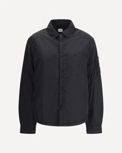 C.p. Company C. P. Company Nylon Shirt Jacket In Black