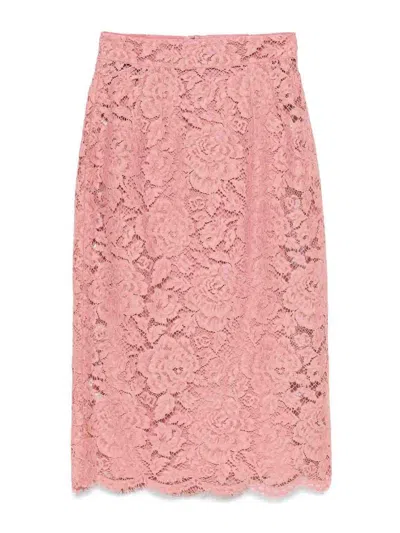 Dolce & Gabbana Lace Midi Skirt