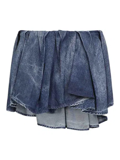 Diesel Asymmetric Mini Skirt
