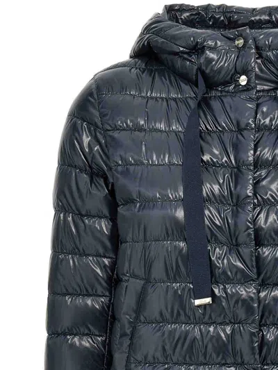 Herno Nylon Lightweight Down Jacket In Black