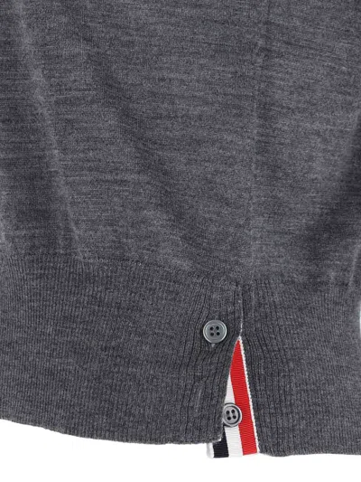 Thom Browne 4 Bar Stripes Fine-knit T-shirt