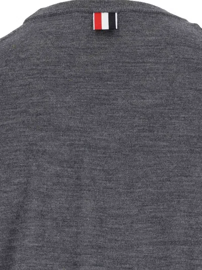 Thom Browne 4 Bar Stripes Fine-knit T-shirt