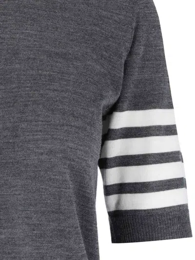 Thom Browne 4 Bar Stripes Fine-knit T-shirt