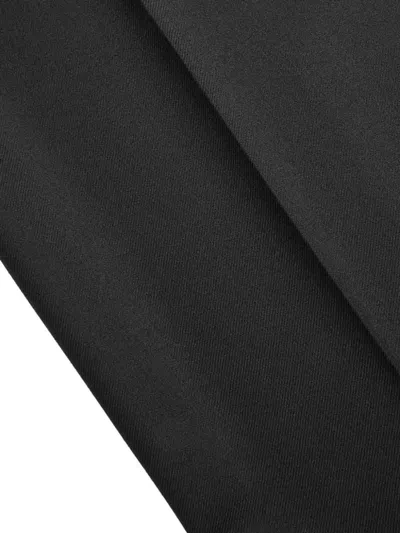 Valentino Wool Trousers With Straight Leg And High Waist In Black