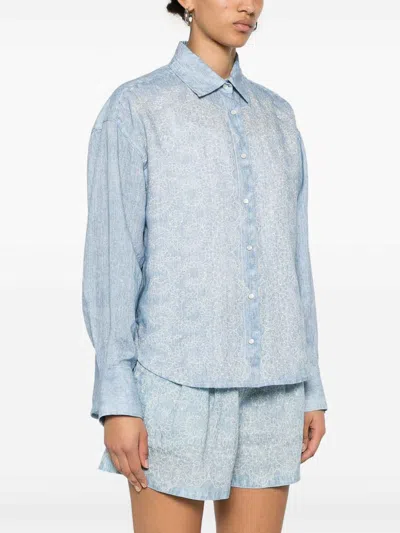 Ermanno Firenze Printed Linen Shirt