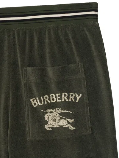 Burberry Elasticated-waist Shorts In Gray