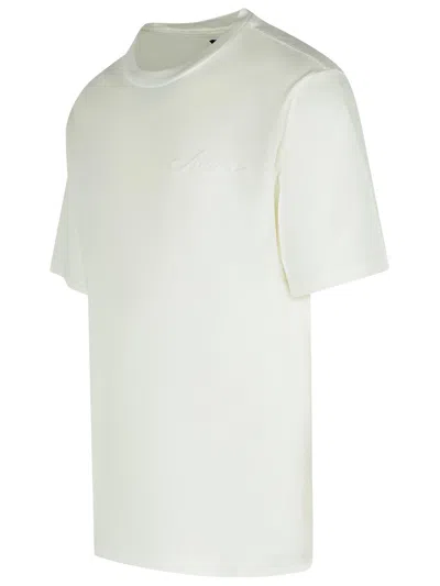 Amiri Graphic Print Back Cotton T-shirt In White