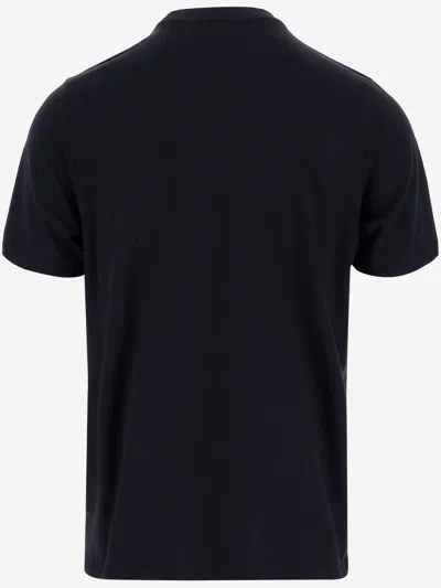 Autry T-shirt Main Short Sleeves In Cotton Color Blue In Black
