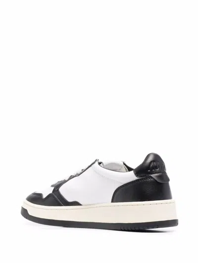 Autry Classic White Leather Sneakers In Multi