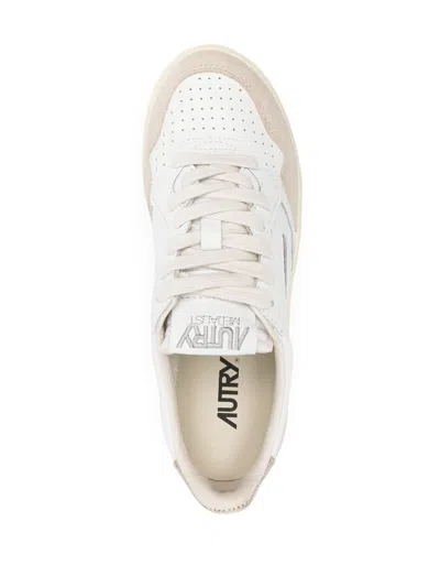 Autry Medalist Low Woman Leat/suede