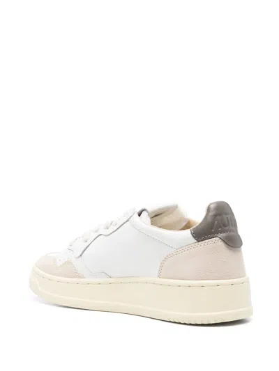 Autry Medalist Low Woman Leat/suede