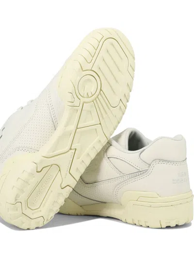 New Balance 327 Man Sneakers White Size 9 Leather In Neutral