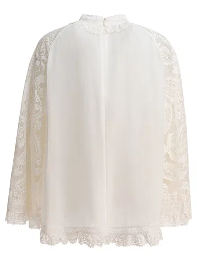 Zimmermann Ascension Lace Detail Tunic In White