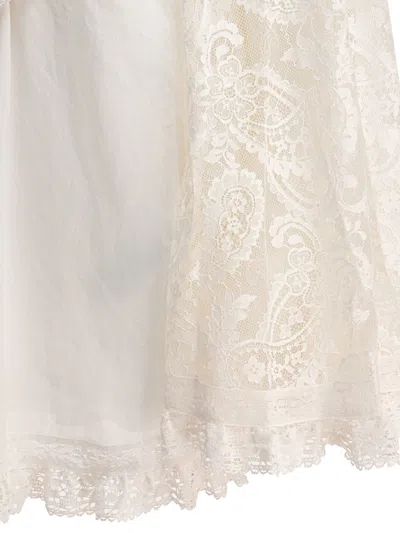 Zimmermann Ascension Lace Detail Tunic In White