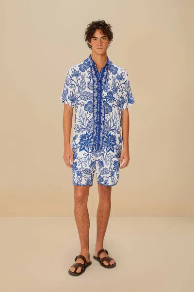 Farm Rio Multicolor Summer Picnic Lenzing Shorts